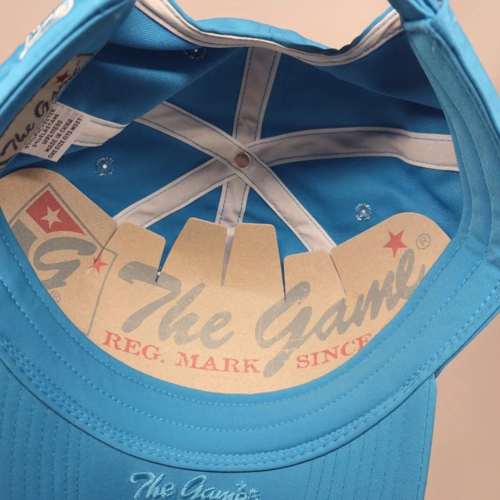 American Dry Goods Hat Men's One Size Blue Embroidered Patch Youth Golf Tarheels